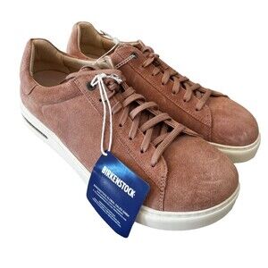 Birkenstock Bend Low Sneaker Pink Clay Suede Mens EU 43 size US 10 NEW nwt Shoe